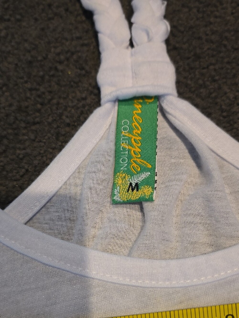 Jamaica Graphic Racerback Tank Top - White - Picture 3 of 5
